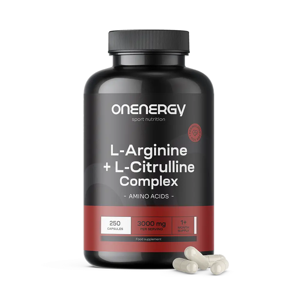 L-arginín + L-citrulín komplex 3000 mg
