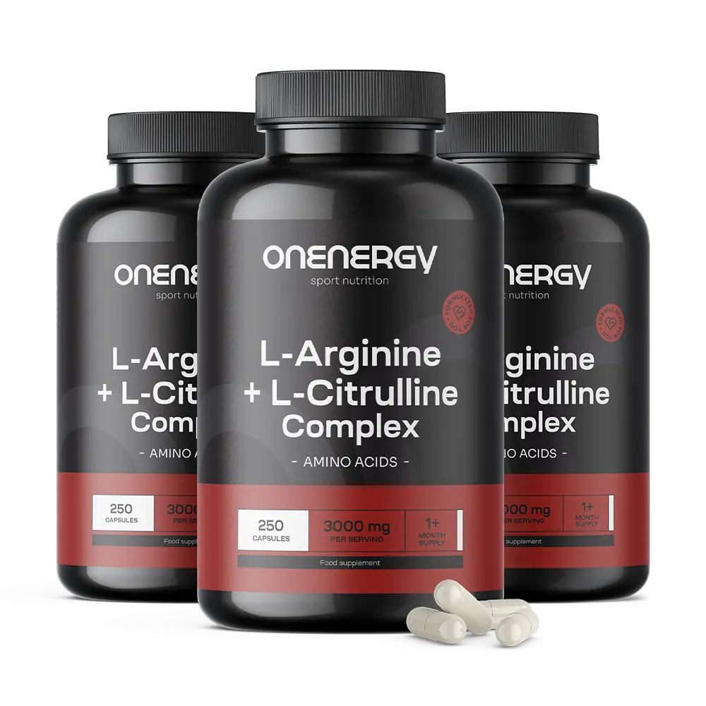 L-arginin + L-citrulin kompleks 3000 mg