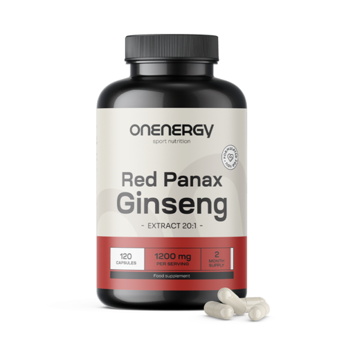 Red Panax Ginseng - extrakt z červeného ženšenu 1200 mg, 120 kapsúl