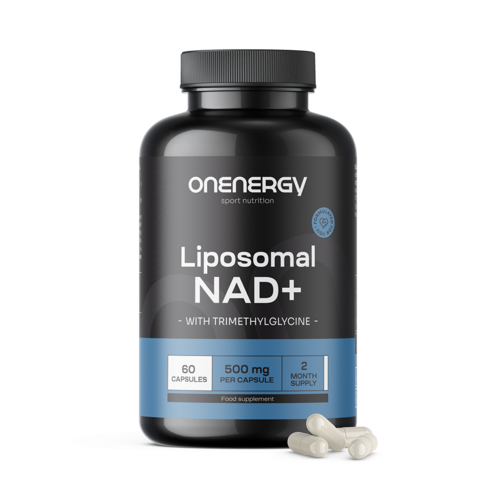 Lipozomálny NAD+ 500 mg - s trimethylglycínom, 60 kapsúl