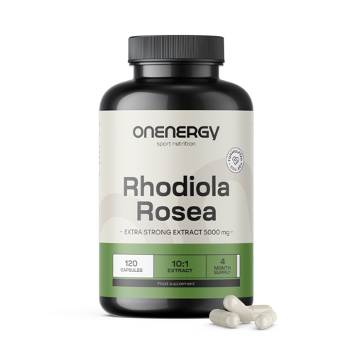 Rozchodnica ružová (Rhodiola) 5000 mg - extrakt, 120 kapsúl