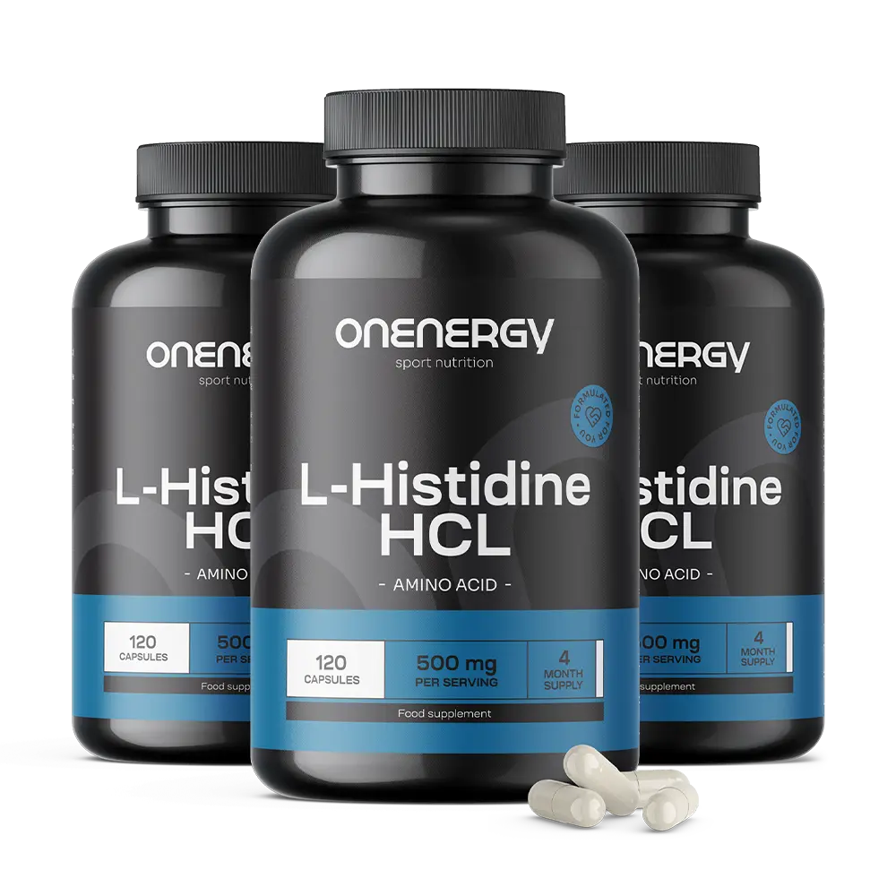 L-histidín HCL 500 mg
