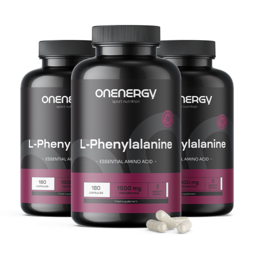 3x L-fenylalanín 1500 mg, spolu 540 kapsúl