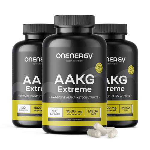 3x AAKG Extreme 1400 mg MEGA CAPS, spolu 360 kapsúl