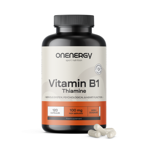 Vitamín B1 100 mg, 120 kapsúl