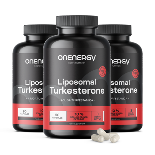 3x Lipozomálny turkesterón 10%, spolu 270 kapsúl