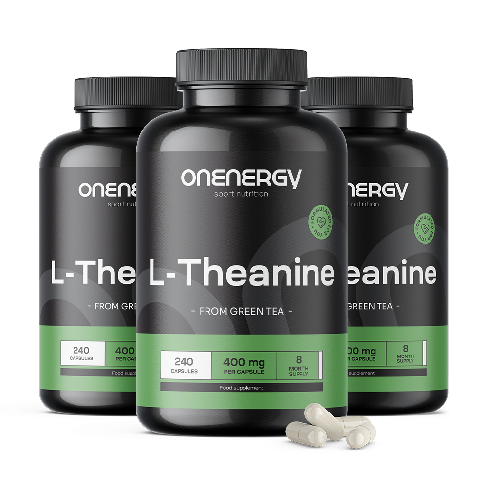 3x L-teanín 400 mg L-theanín 400 mg