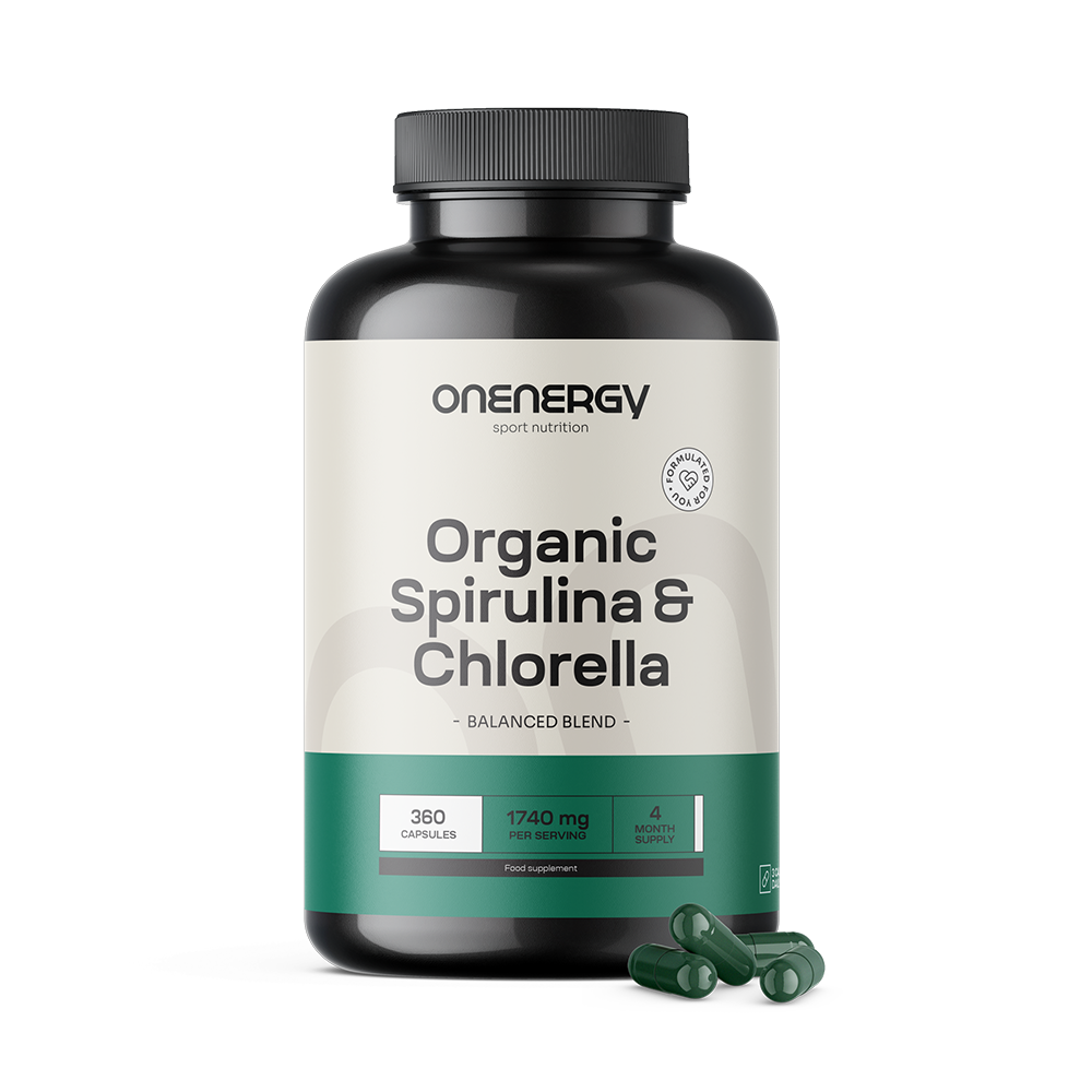 BIO Spirulina a chlorella