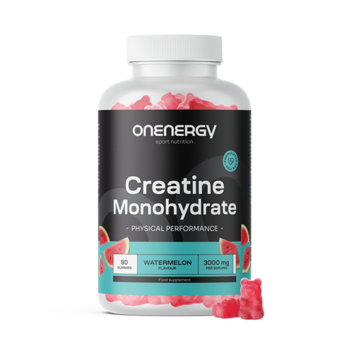 Kreatin monohydrát 3000 mg – melón, 90 gumových cukríkov