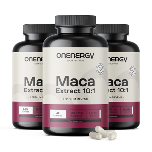 3x Maca – extrakt 10:1, spolu 720 kapsúl