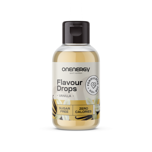 Flavour Drops kvapky so sladidlom – vanilka, 50 ml