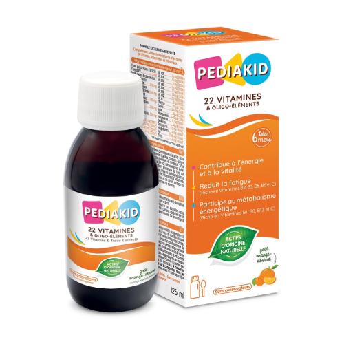 Tekutý výživový doplnok pre deti – multivitamíny, 125 ml