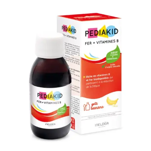 Tekuté potravinové doplnky s železom a vitamínmi B.