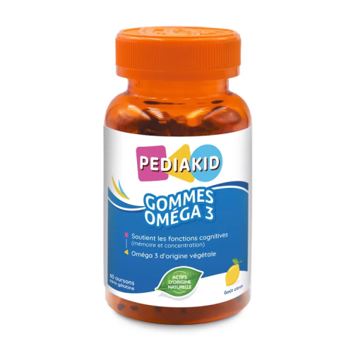 Omega 3 s vitamínmi pre deti, 60 gumových medvedíkov
