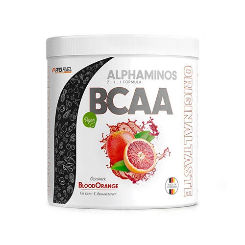 Vegánske Alphaminos BCAA 2:1:1 - červená pomaranča.