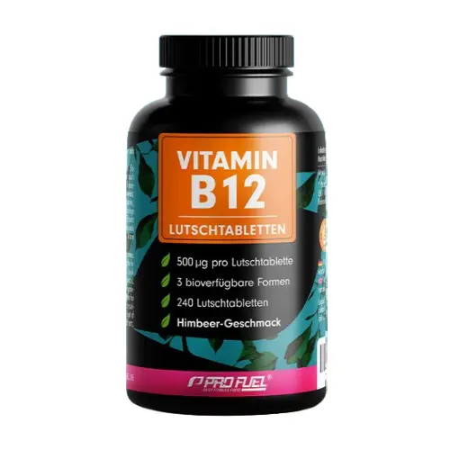 Vitamín B12 vo forme pastiliek - malina.