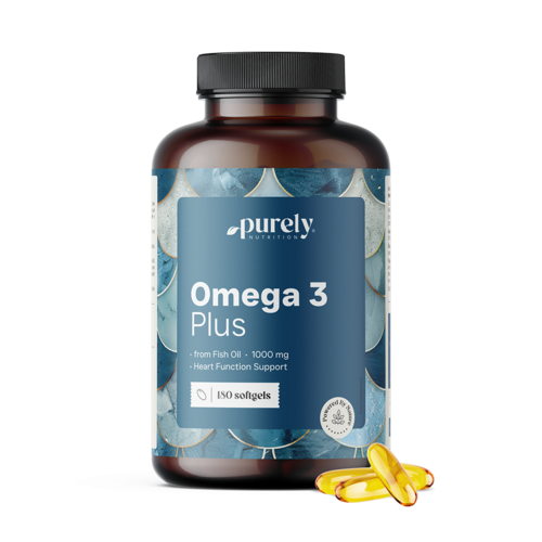 Omega-3 Plus 1000 mg, 180 mäkkých kapsúl