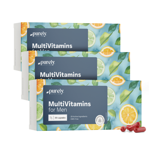 3x Multivitamíny pre mužov, spolu 180 kapsúl