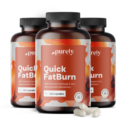 3x Quick FatBurn, spolu 360 kapsúl