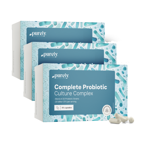 3x Complete Probiotic Culture – komplex mikrobiologických kultúr, spolu 180 kapsúl