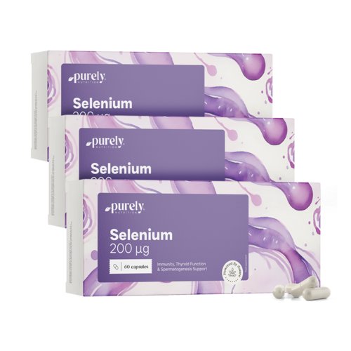 3x Selén 200 µg, spolu 180 kapsúl