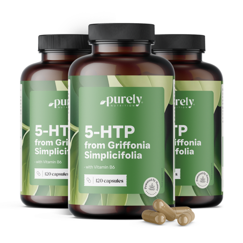3x 5-HTP 150 mg - Griffonia Simplicifolia, spolu 360 kapsúl