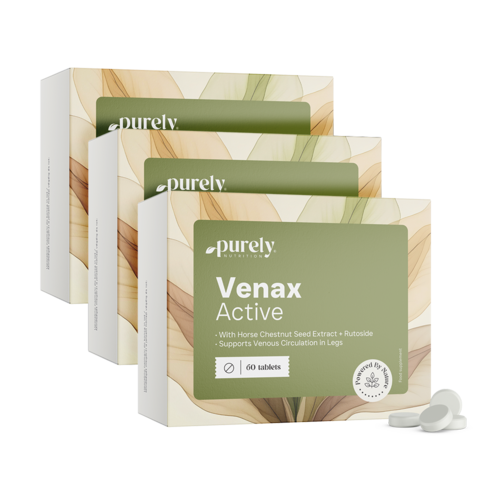 3x Venax Active - komplex pre žily a krvný obeh, spolu 180 tabliet