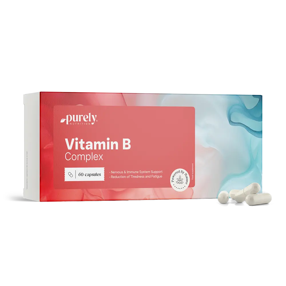 Vitamínový komplex skupiny B v kapsulách.