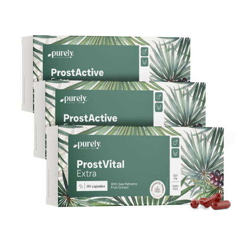 3x ProstVital Extra - s výťažkom serenoy plazivej 320 mg, spolu 180 kapsúl