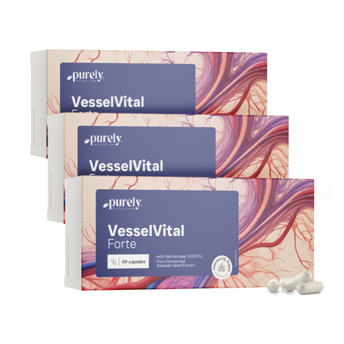 3x VesselVital Forte, spolu 180 kapsúl