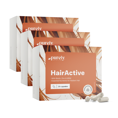 3x HairActive - komplex pre vlasy, spolu 90 kapsúl
