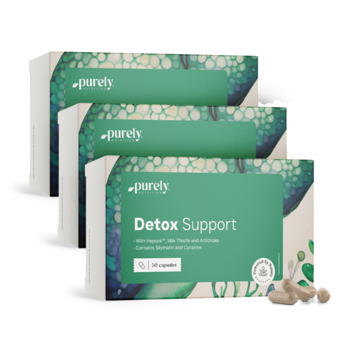 3x Detox Support - komplex s artičokou a pestrecom mariánskym, spolu 90 kapsúl