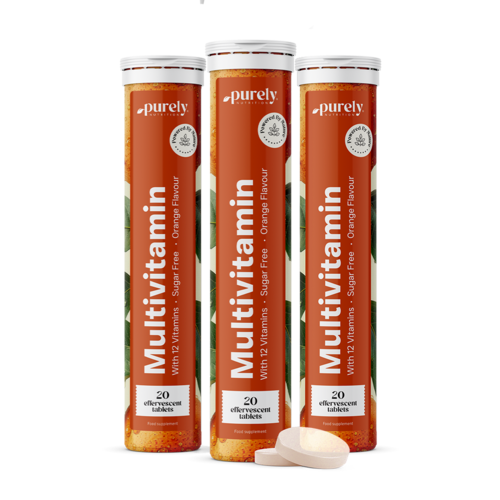 3x Multivitamíny – šumivé tablety, spolu 60 šumivých tabliet