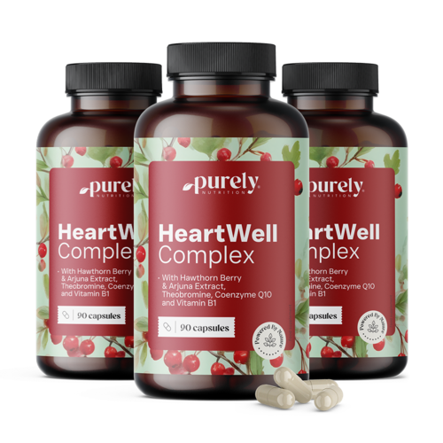 3x HeartWell - komplex prírodných extraktov, spolu 270 kapsúl