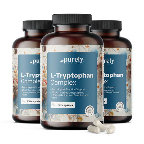 3x L-tryptofán komplex – podpora psychologických funkcií, spolu 540 kapsúl