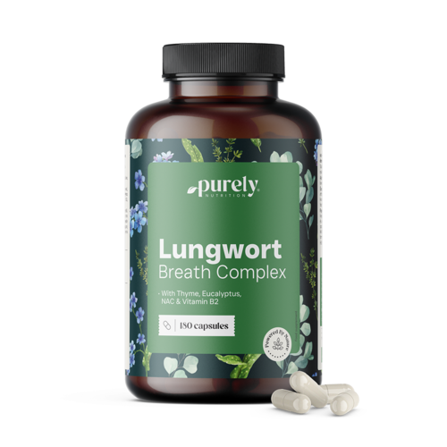 Lungwort Breath Complex – pľúcnik s tymiánom a eukalyptom, 180 kapsúl