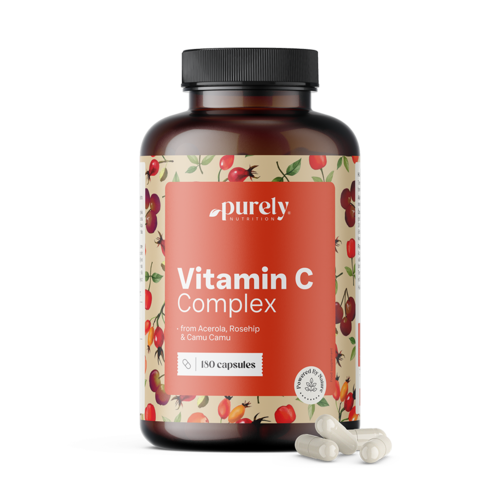 Vitamín C komplex - z aceroly, ruže a camu camu, 180 kapsúl