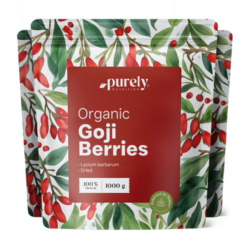 3x BIO Goji bobule, spolu 3000 g