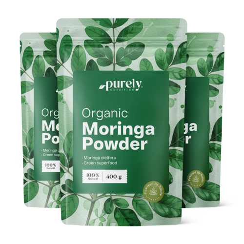 3x BIO Moringa v prášku, spolu 1200 g