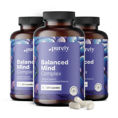 3x BalancedMind – bylinný komplex, spolu 360 kapsúl