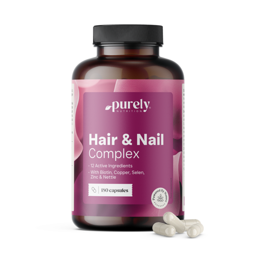 Hair & Nail Complex – vitamíny a minerály pre vlasy a nechty, 180 kapsúl