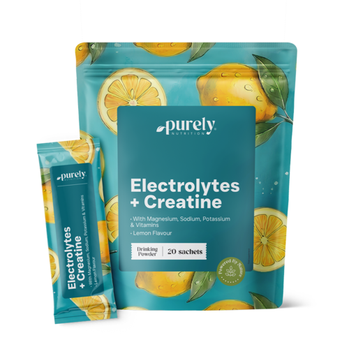 Elektrolyty s kreatínom – citrón, 20 vrecúšok