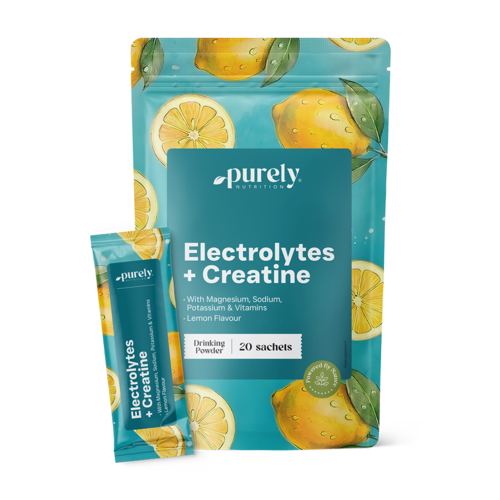 Elektrolyty s kreatínom – citrón, 20 vrecúšok