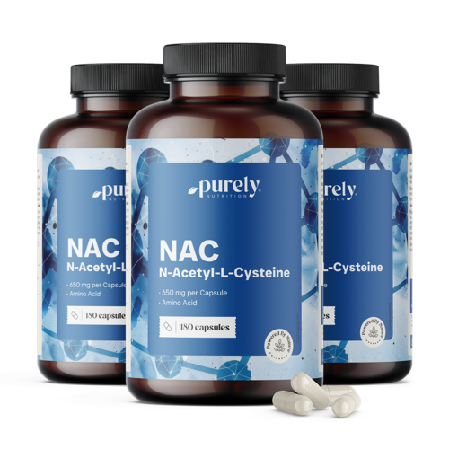 3x NAC 650 mg, spolu 540 kapsúl