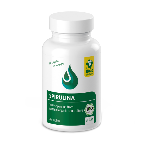 BIO Spirulina vo forme tabliet.