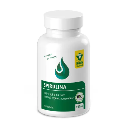 BIO Spirulina vo forme tabliet.