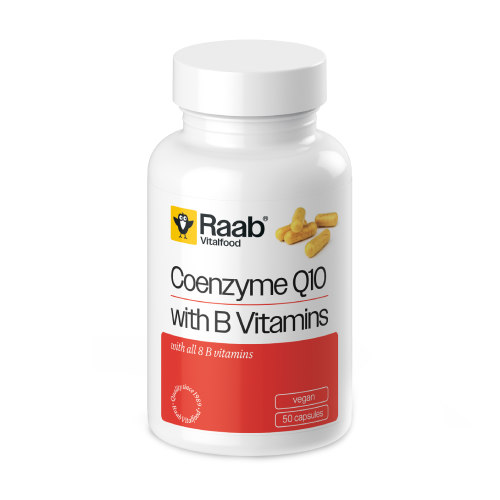 Koenzým Q10 + komplex vitamínov B.