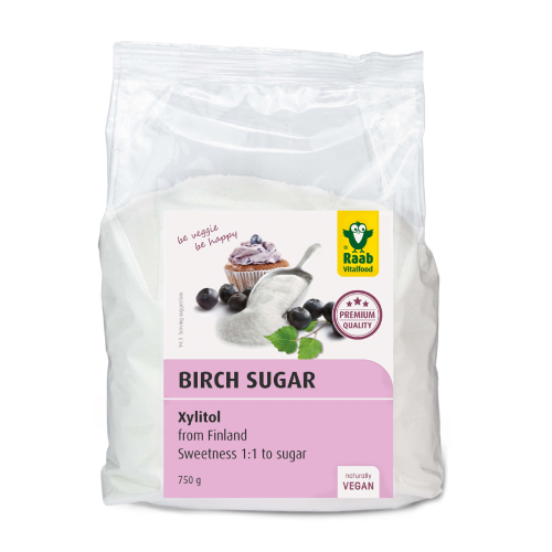 Xylitol - brezový cukor.