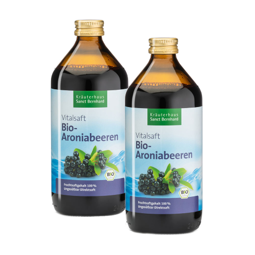 BIO Šťava z arónie, 2 x 500 ml