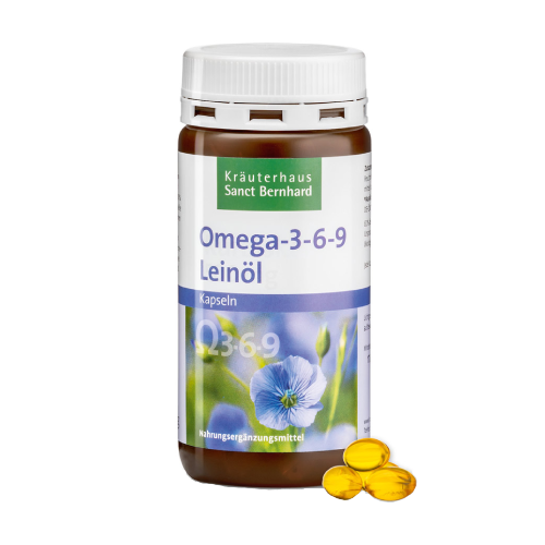 Omega 3-6-9 s ľanovým olejom, 180 kapsúl